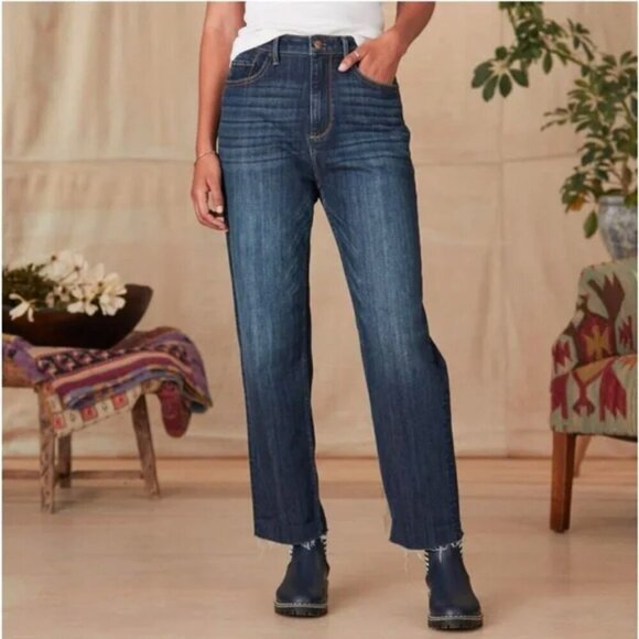 Driftwood Royce Straight Leg Jeans Dark Wash Size 28 - Picture 1 of 9